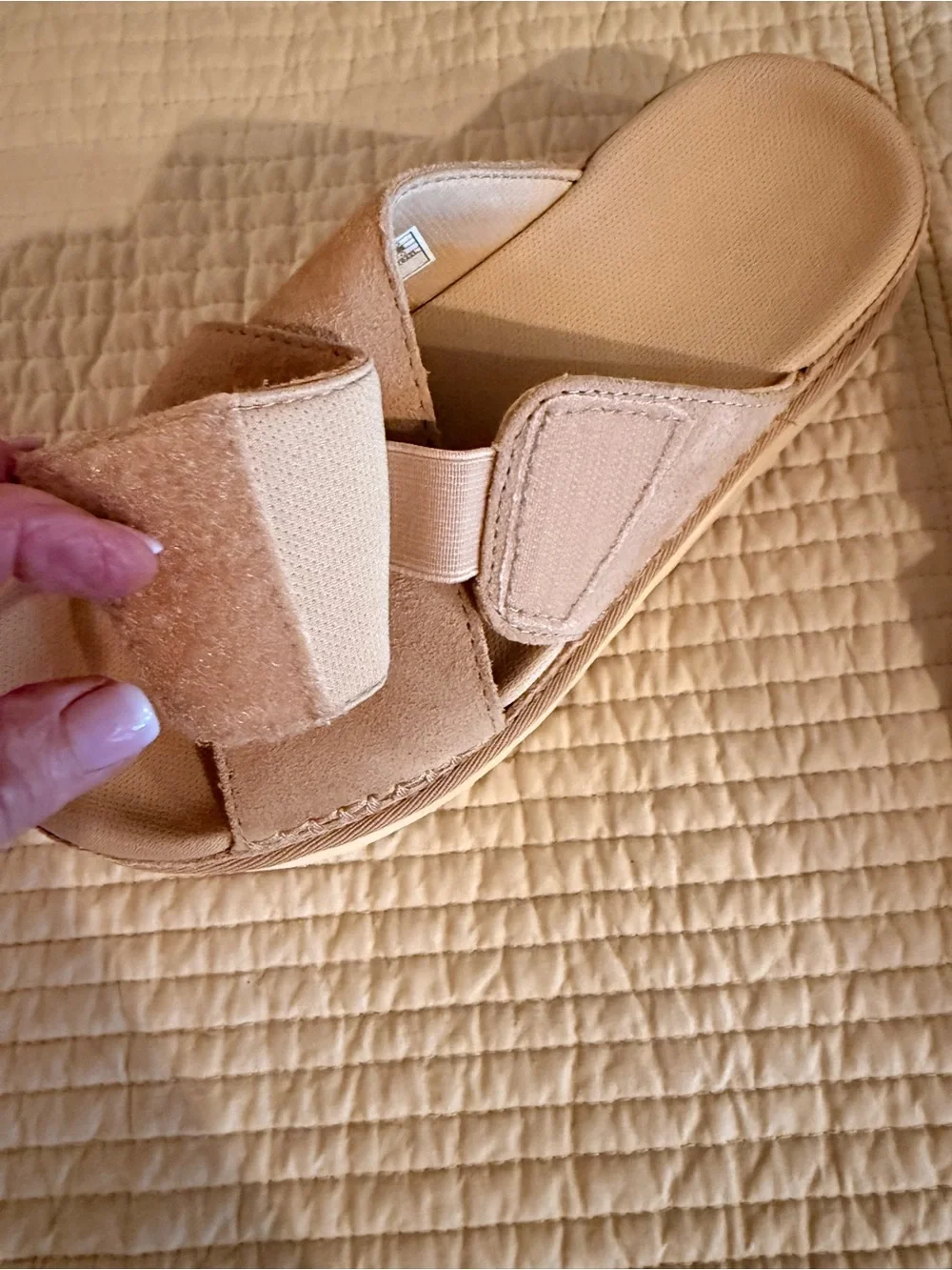 UGG Suede Slip-On in Chestnut Beige